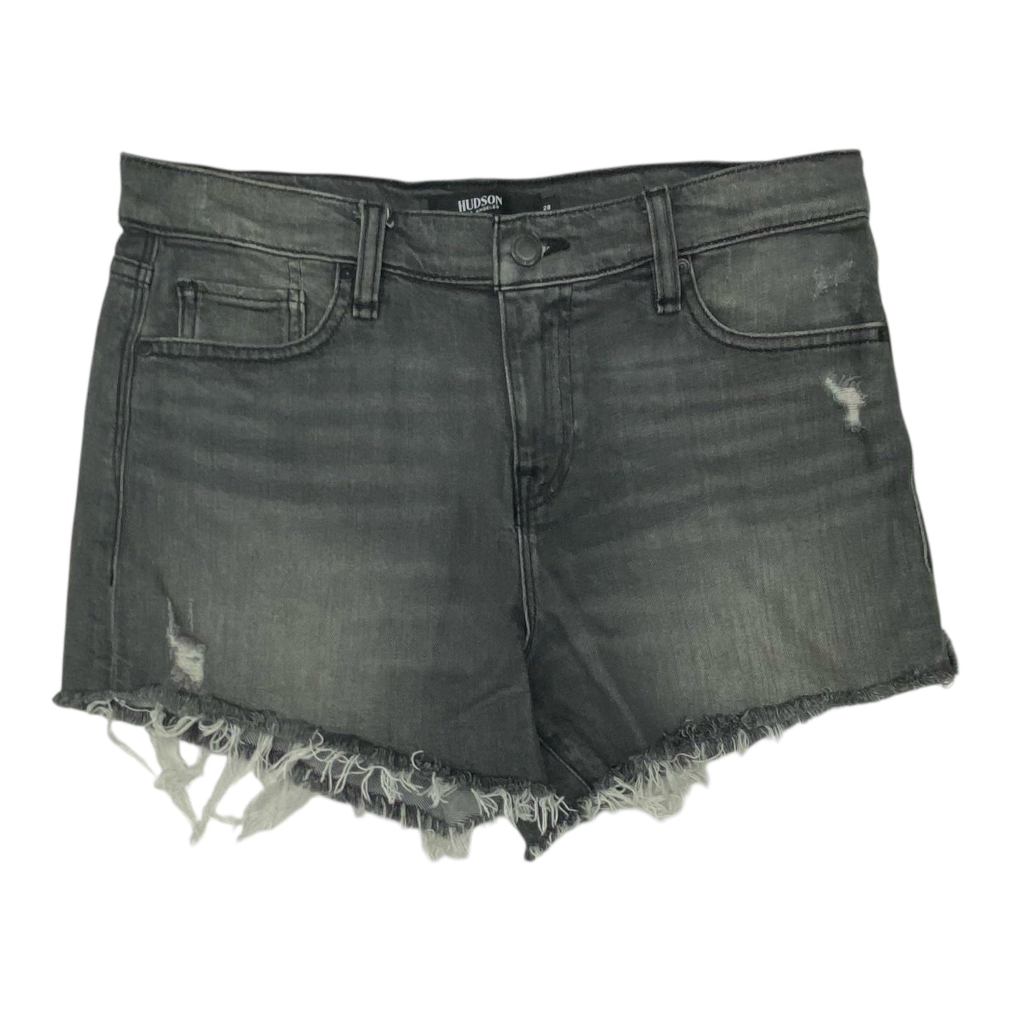 Shorts By Hudson In Grey Denim, Size:6
