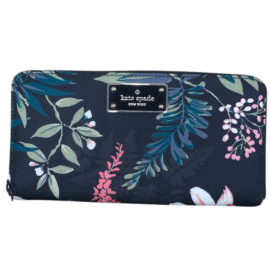 Wallet Designer By Kate Spade In Floral Print, Size:Large