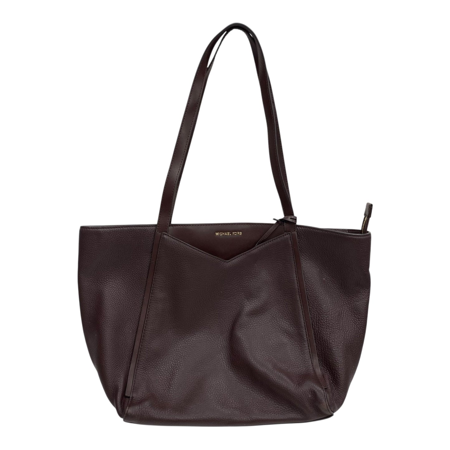 Handbag Designer By Michael Kors In Brown, Size:Large