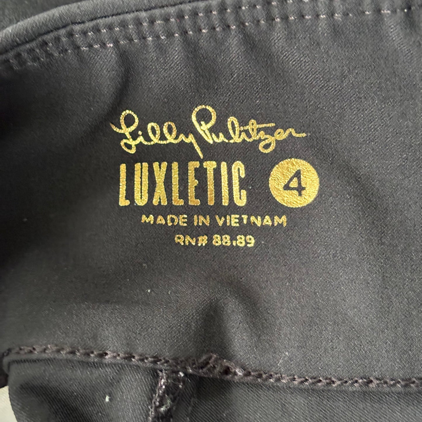 Pants Designer By Lilly Pulitzer In Black, Size: 4