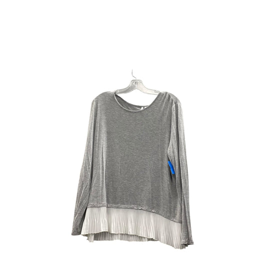 Top Ls By Elle In Grey, Size:Xl