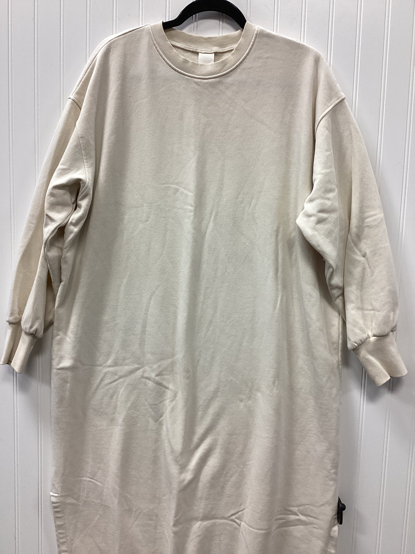 Dress Casual Maxi By H&M In Cream, Size:M