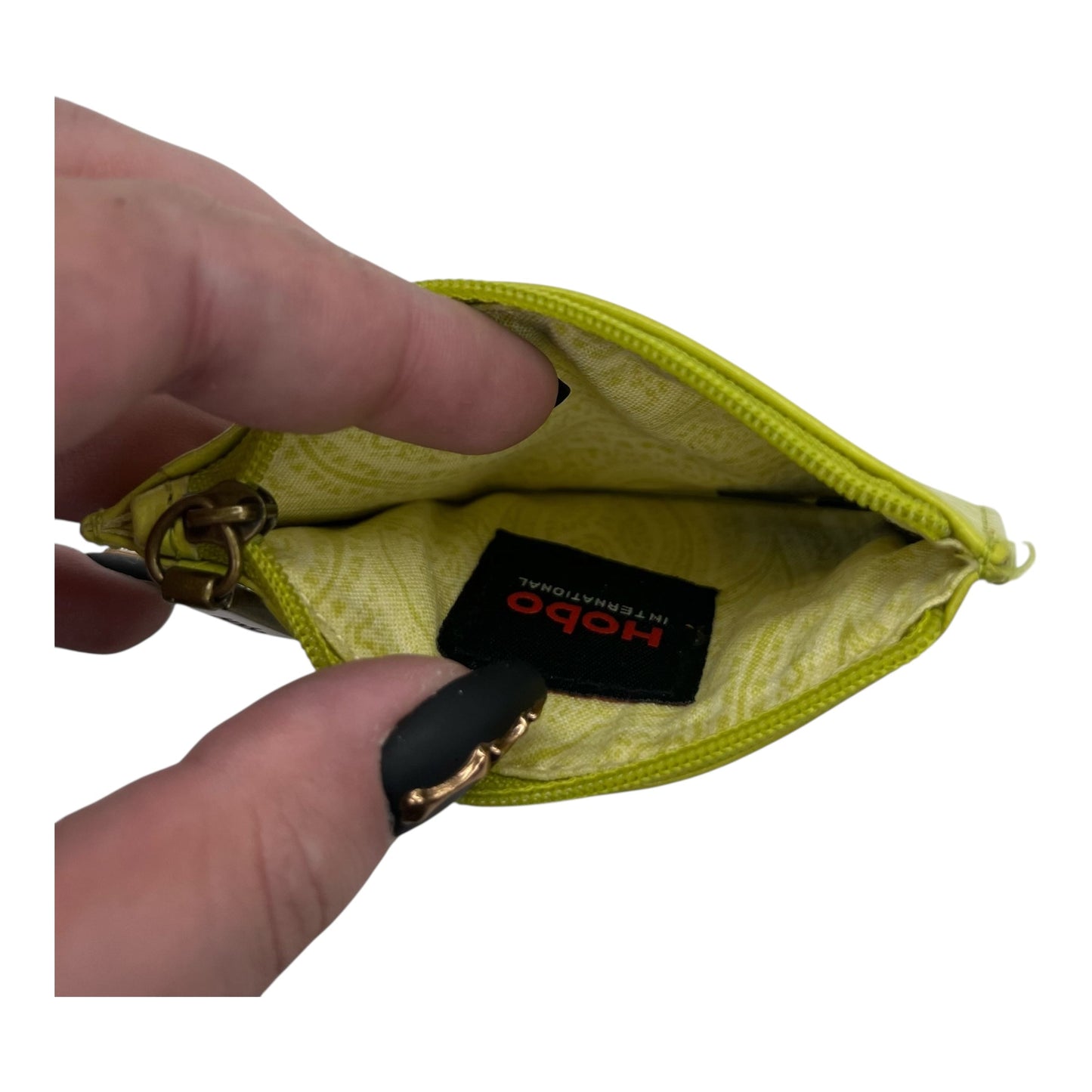 Wallet Leather By Hobo Intl In Green, Size:Small