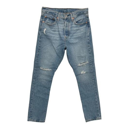 Jeans Straight By Levis In Blue Denim, Size:6