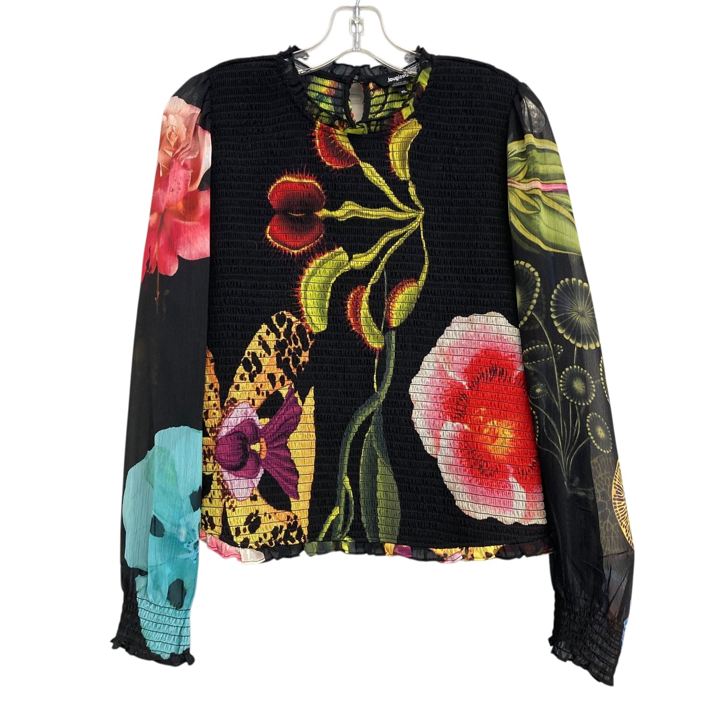 Top Ls By Desigual In Multi, Size:Xl
