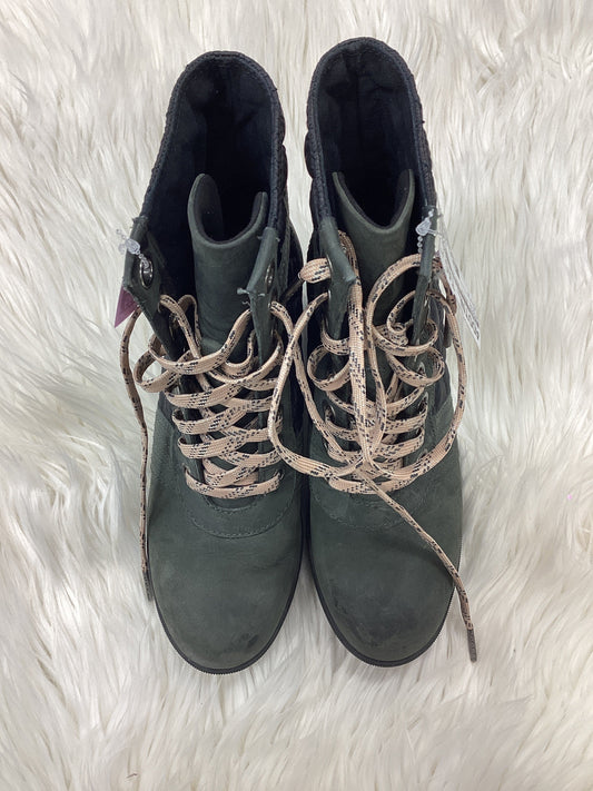 Boots Ankle Heels By Sorel In Taupe, Size:8