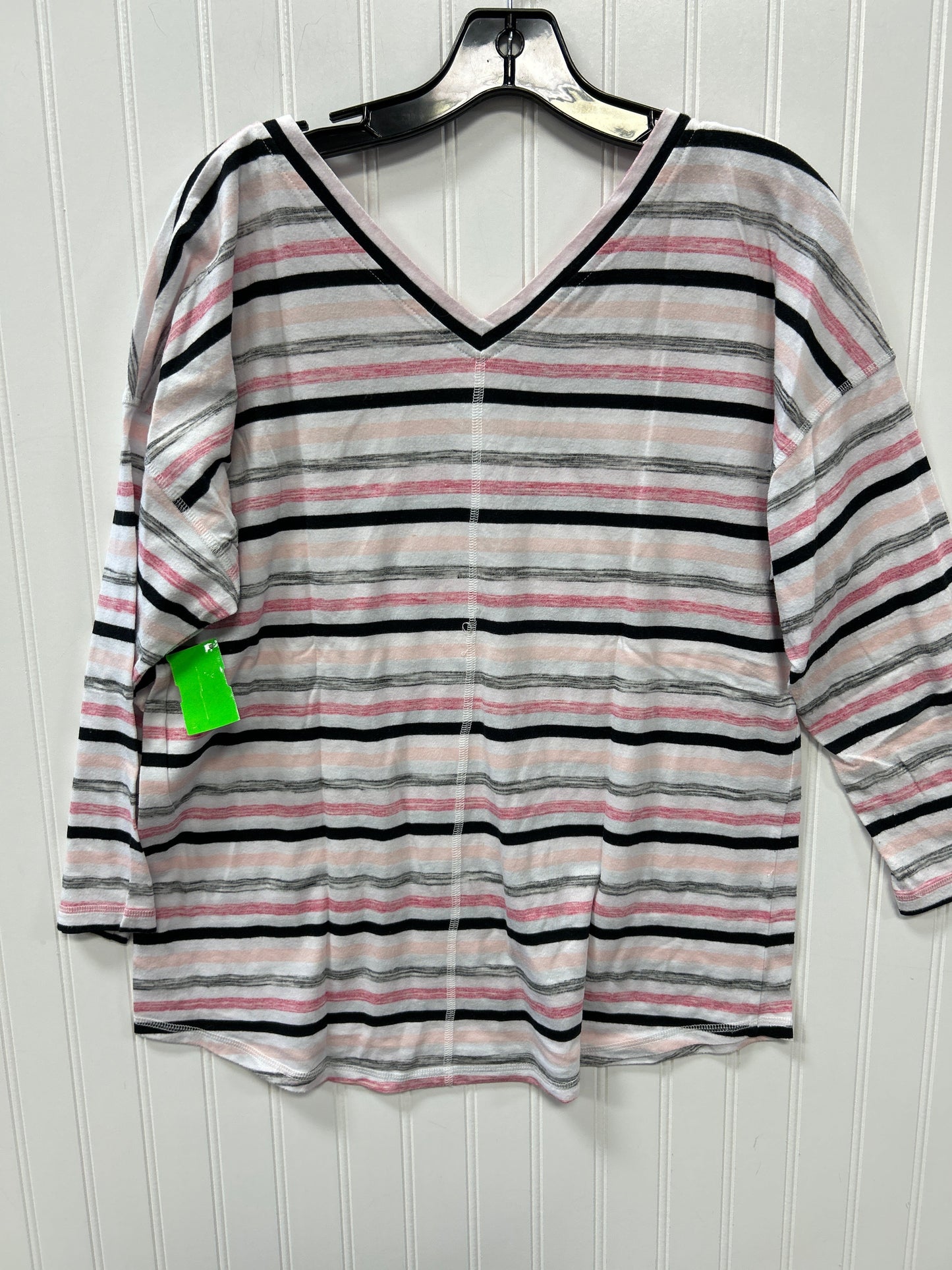 Top Ls By Talbots In Striped Pattern, Size:Xl