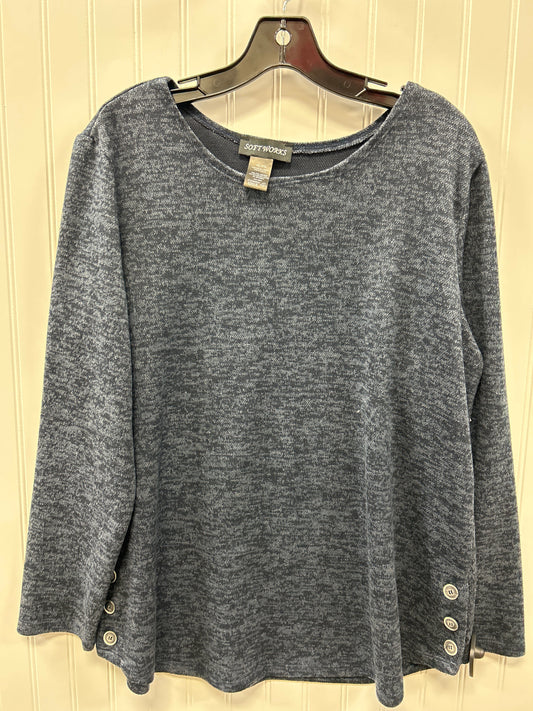 Top Ls By Cmc In Navy, Size:Xl