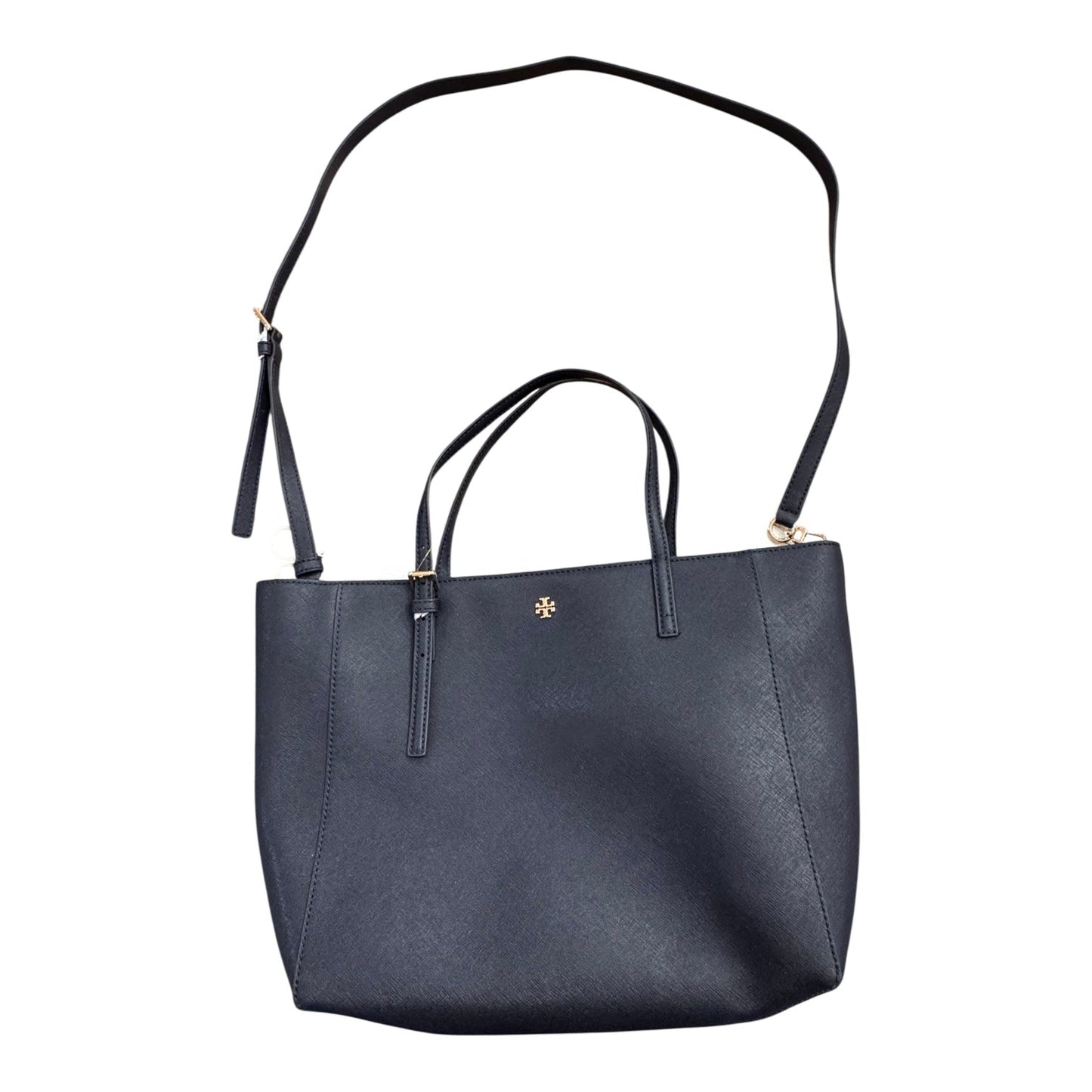 Handbag Designer By Tory Burch In Navy, Size:Medium