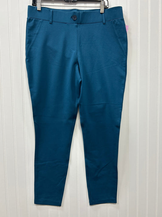 Pants Leggings By Betabrand In Teal, Size:Xl