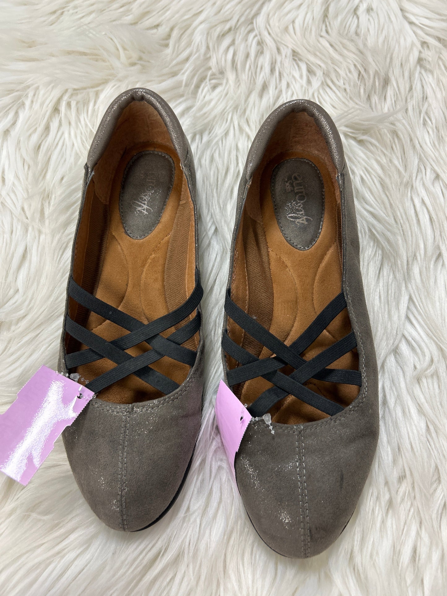Shoes Flats By Sofft In Taupe, Size:8