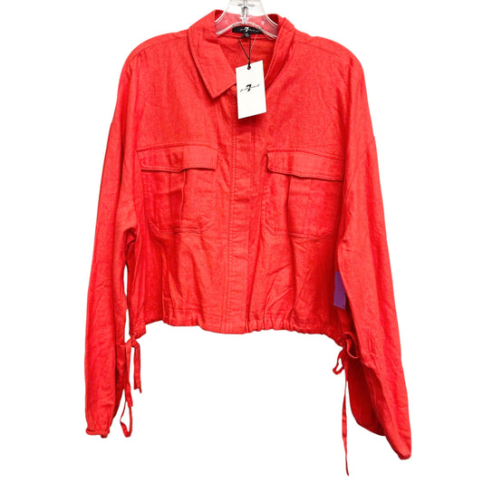 Jacket Other By 7 For All Mankind In Red, Size:Xl