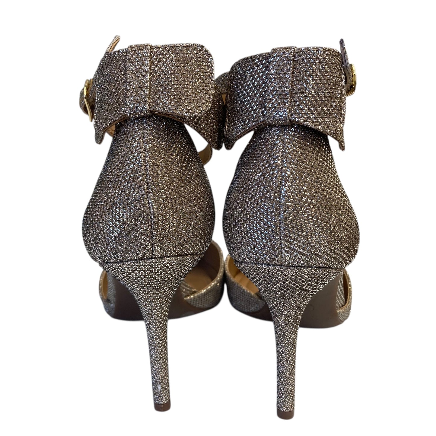 Shoes Heels Stiletto By Jessica Simpson In Gold, Size:8