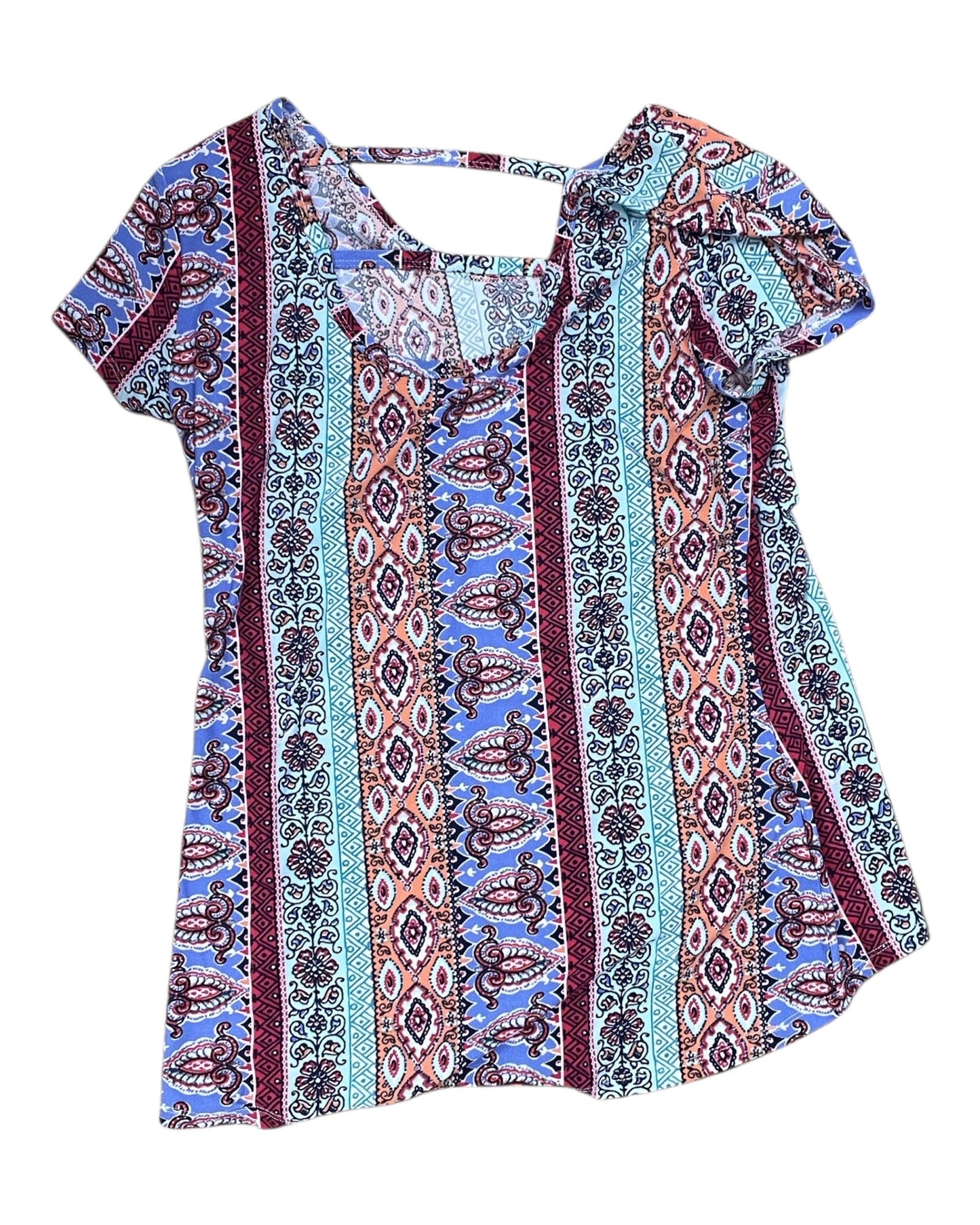 Top Ss By Bobbie Brooks In Purple & Red, Size:L