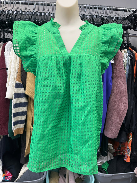 Top Ss By Entro In Green, Size:S