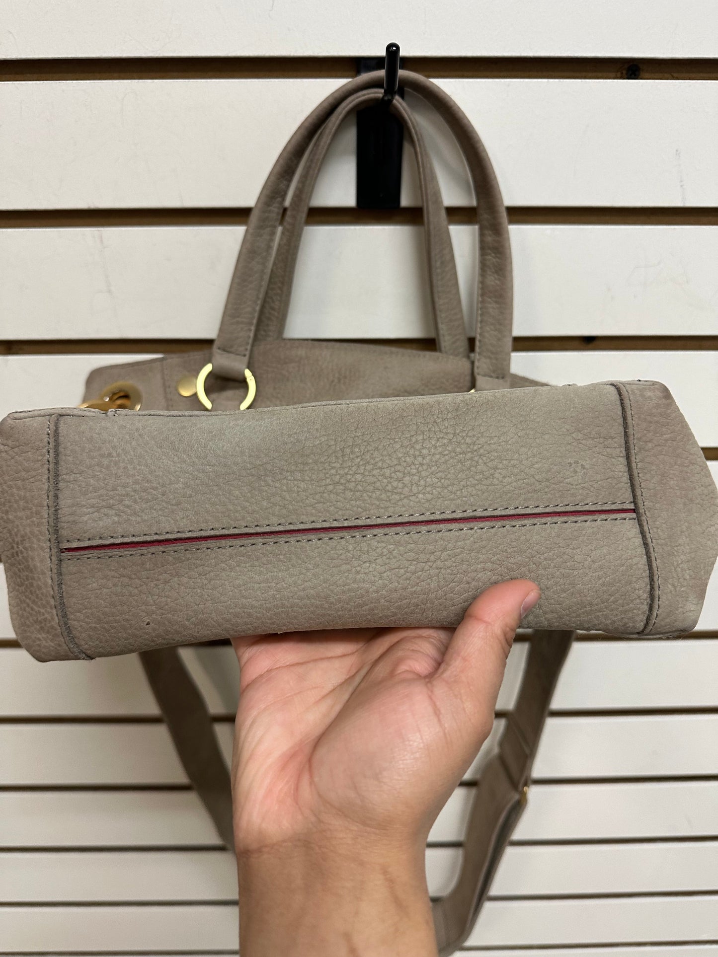 Handbag Leather By Hammitt, Size: Medium