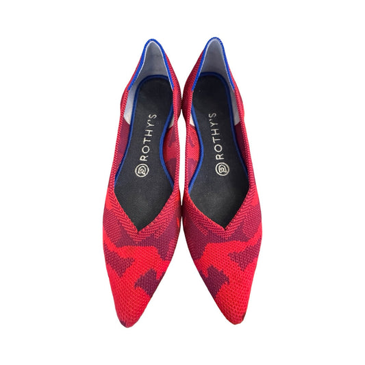 Shoes Designer By Rothys In Red, Size:7