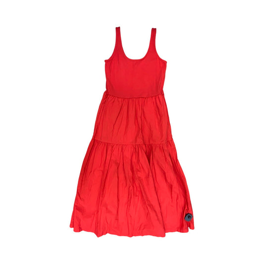 Dress Casual Maxi By J. Crew In Red, Size:S