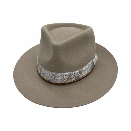 Hat Fedora By Clothes Mentor In Tan