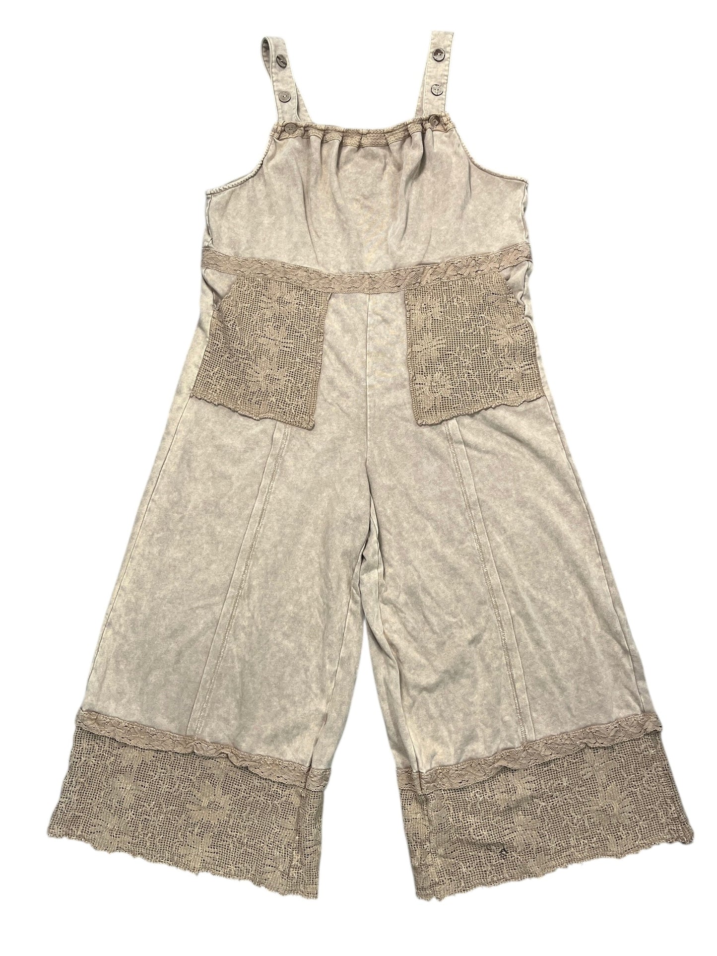 Jumpsuit By Oli & Hali In Tan, Size:L