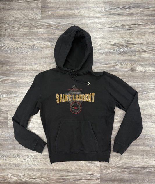 Sweatshirt Luxury Designer By Yves Saint Laurent In Black, Size:Xs