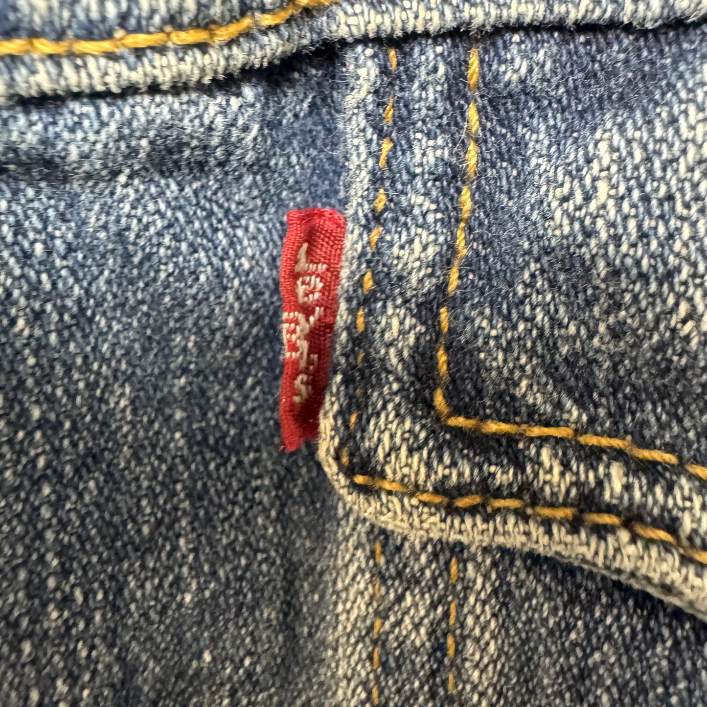 True Vintage Jacket Denim By Levis In Blue Denim, Size: S