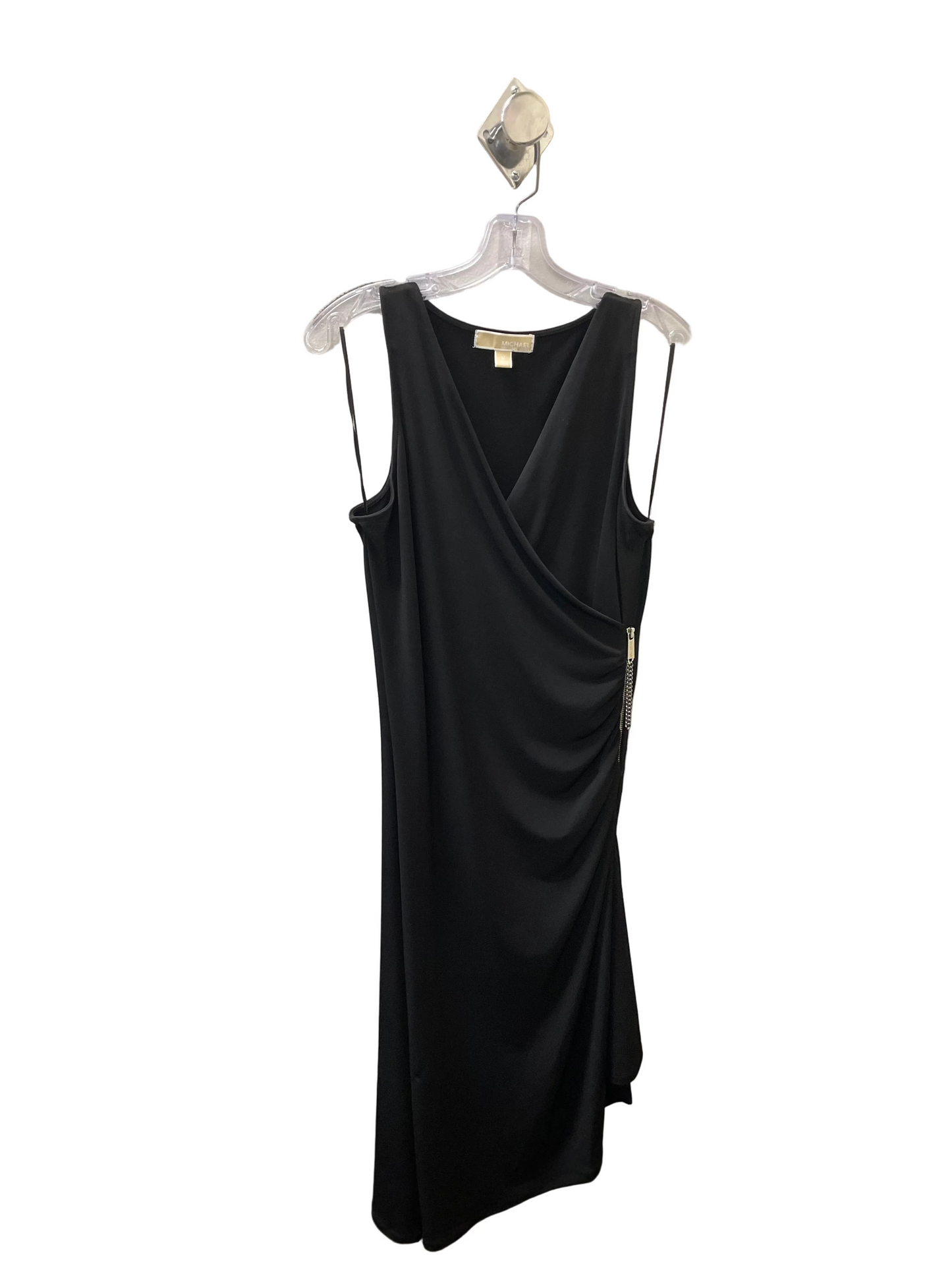 Dress Casual Midi By Michael By Michael Kors In Black, Size:M