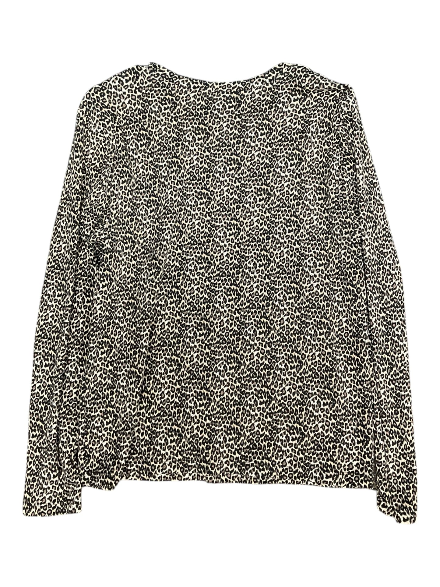 Top Ls By Rafaella In Animal Print, Size:L