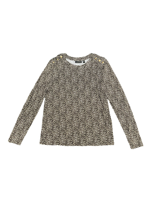 Top Ls By Rafaella In Animal Print, Size:L