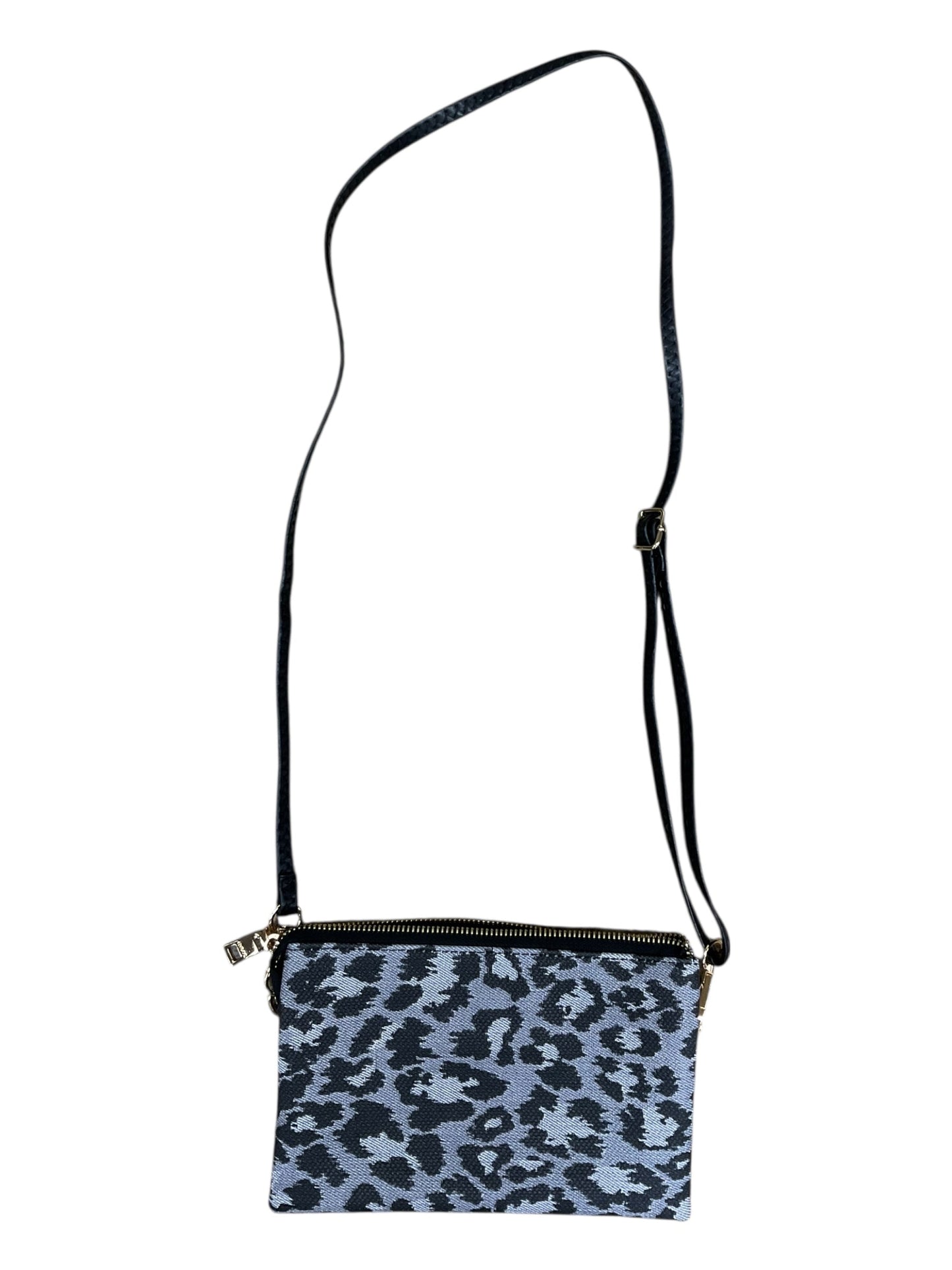 Crossbody By Jen & Co In Black & Grey, Size:Small