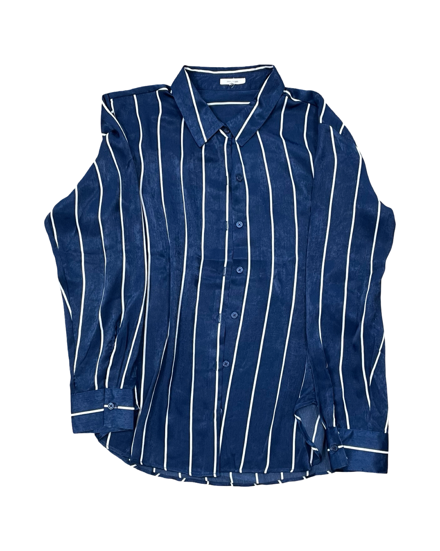 Blouse Ls By Maurices In Blue, Size:Xl