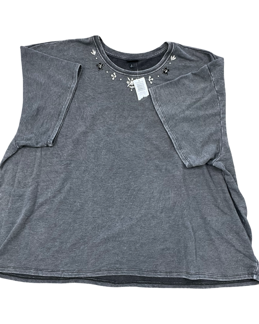 Top Ss By Torrid In Grey, Size:4X