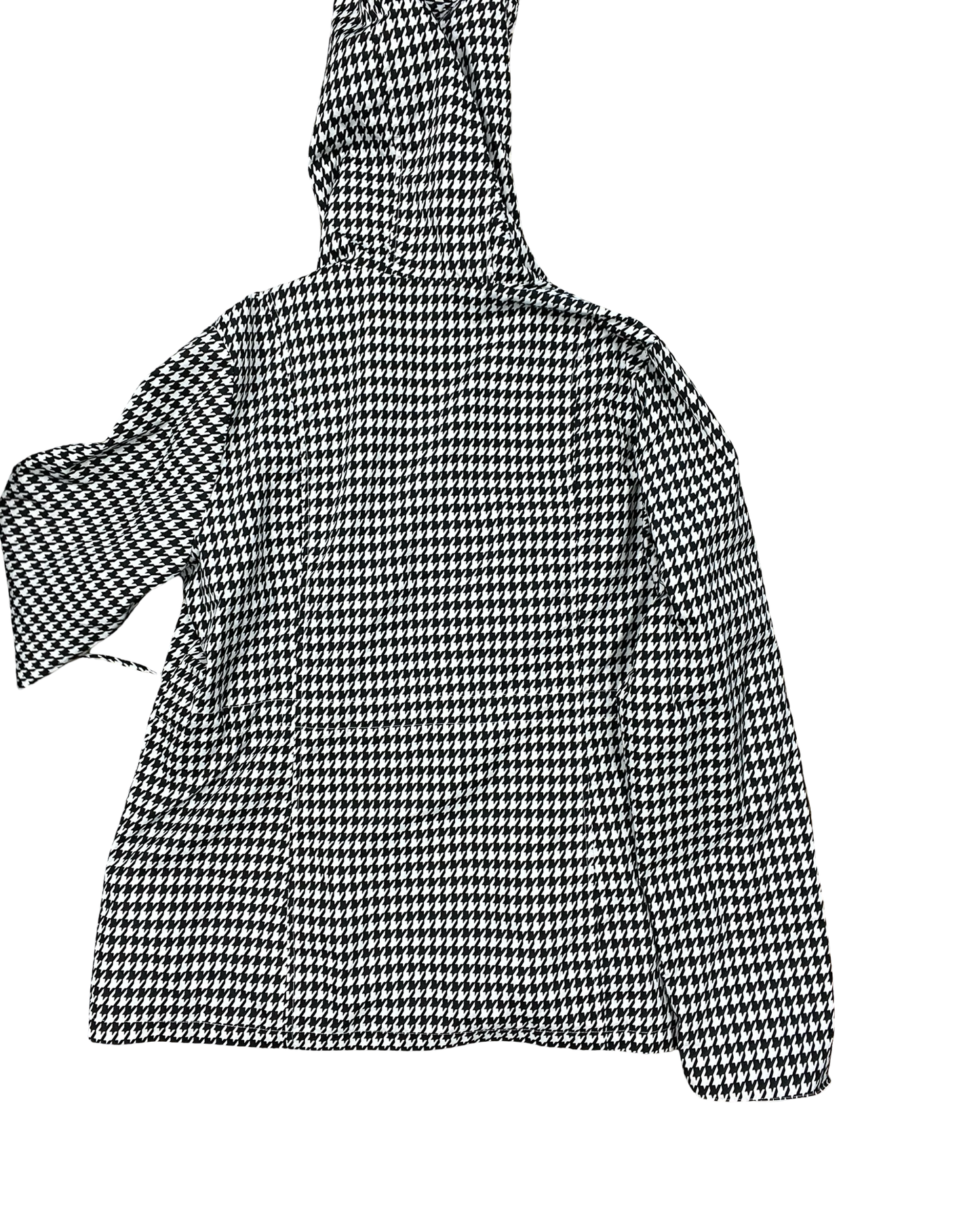 Jacket Windbreaker By Kim Rogers In Black & White, Size:L