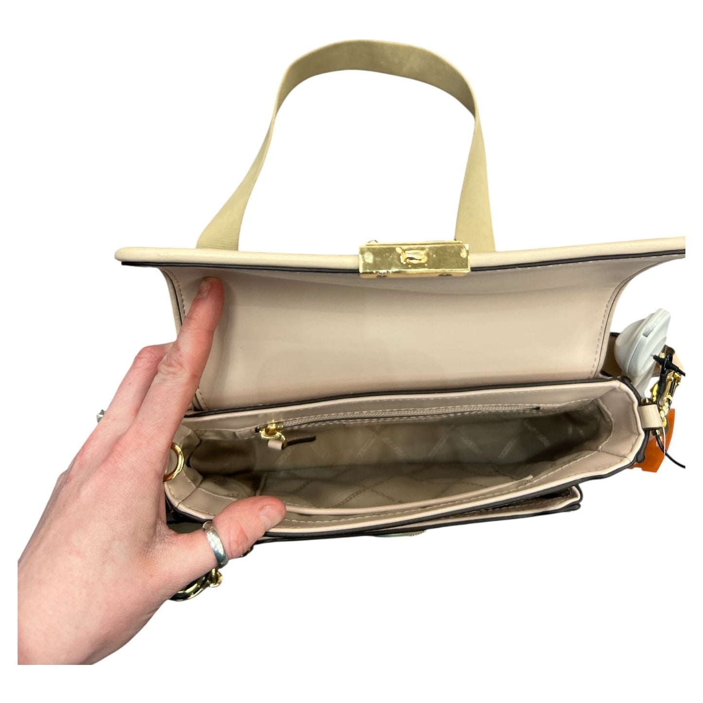 Crossbody Designer By Michael Kors In Pink, Size:Large