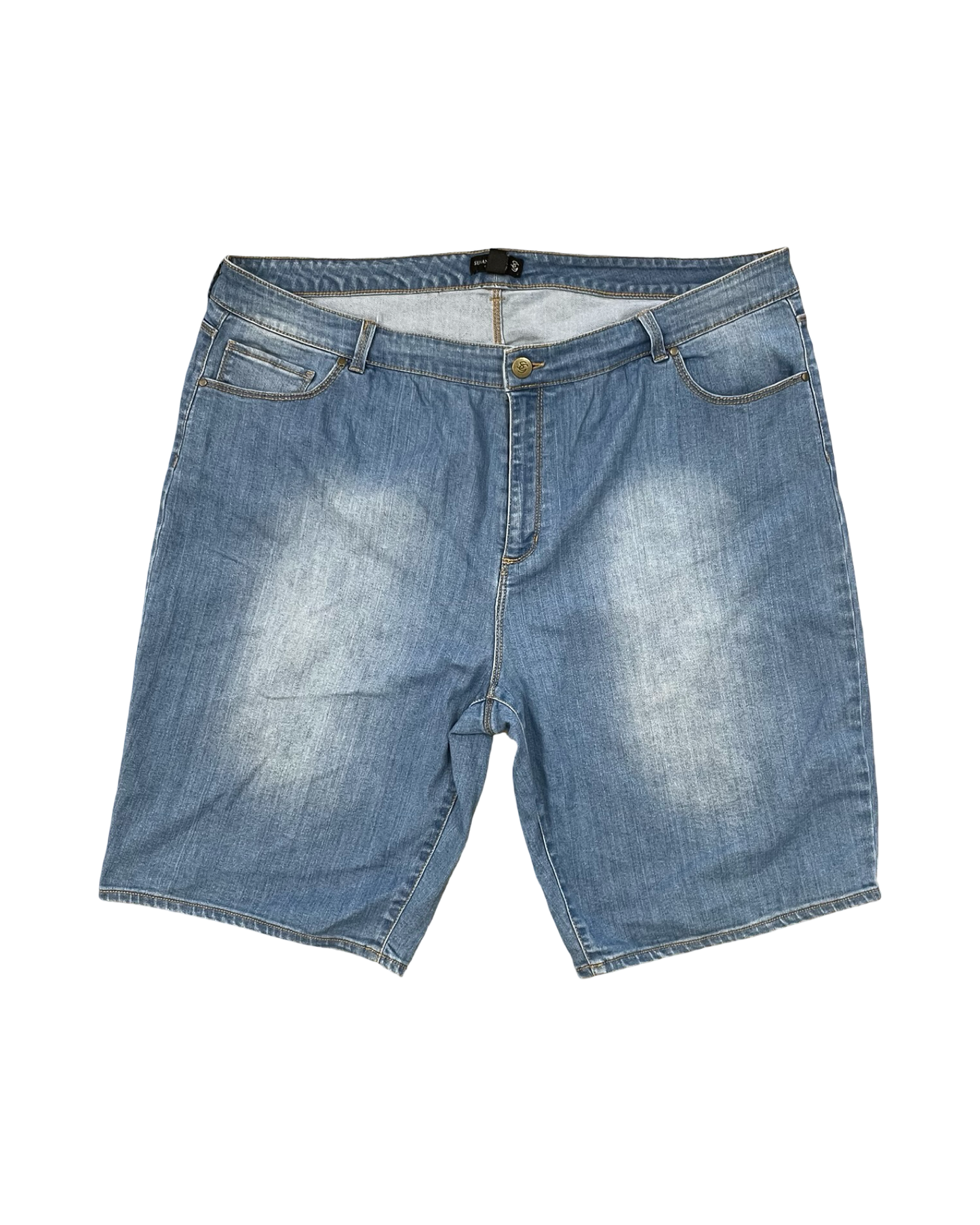 Shorts By Susan Graver In Blue Denim, Size:20