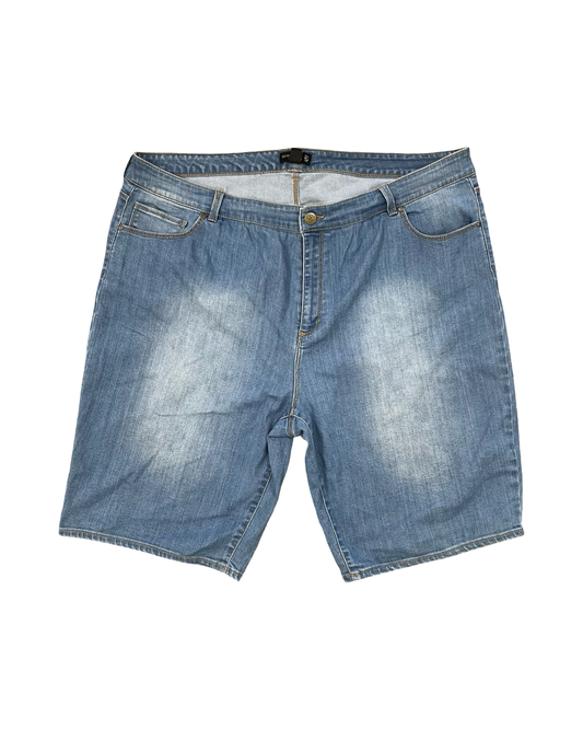 Shorts By Susan Graver In Blue Denim, Size:20