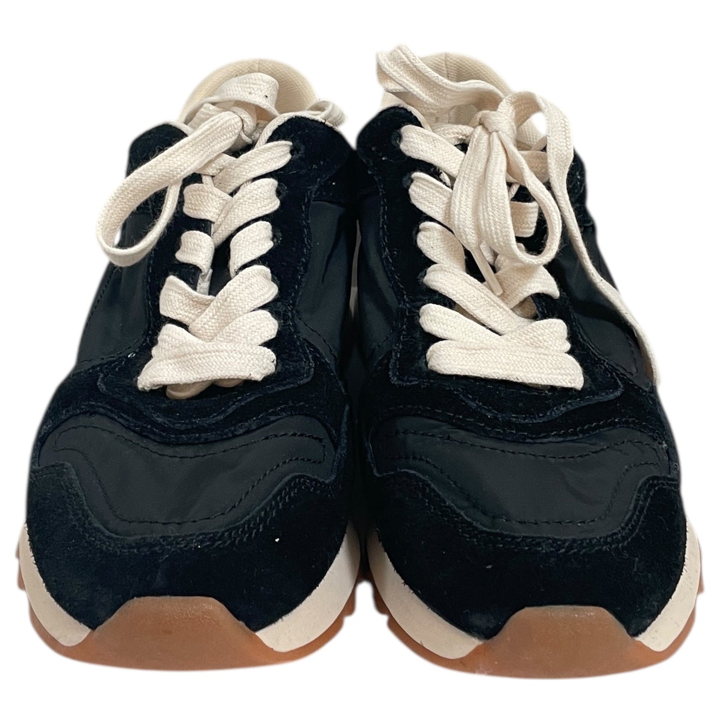 Shoes Flats By Antonio Melani In Black & Cream, Size:7.5