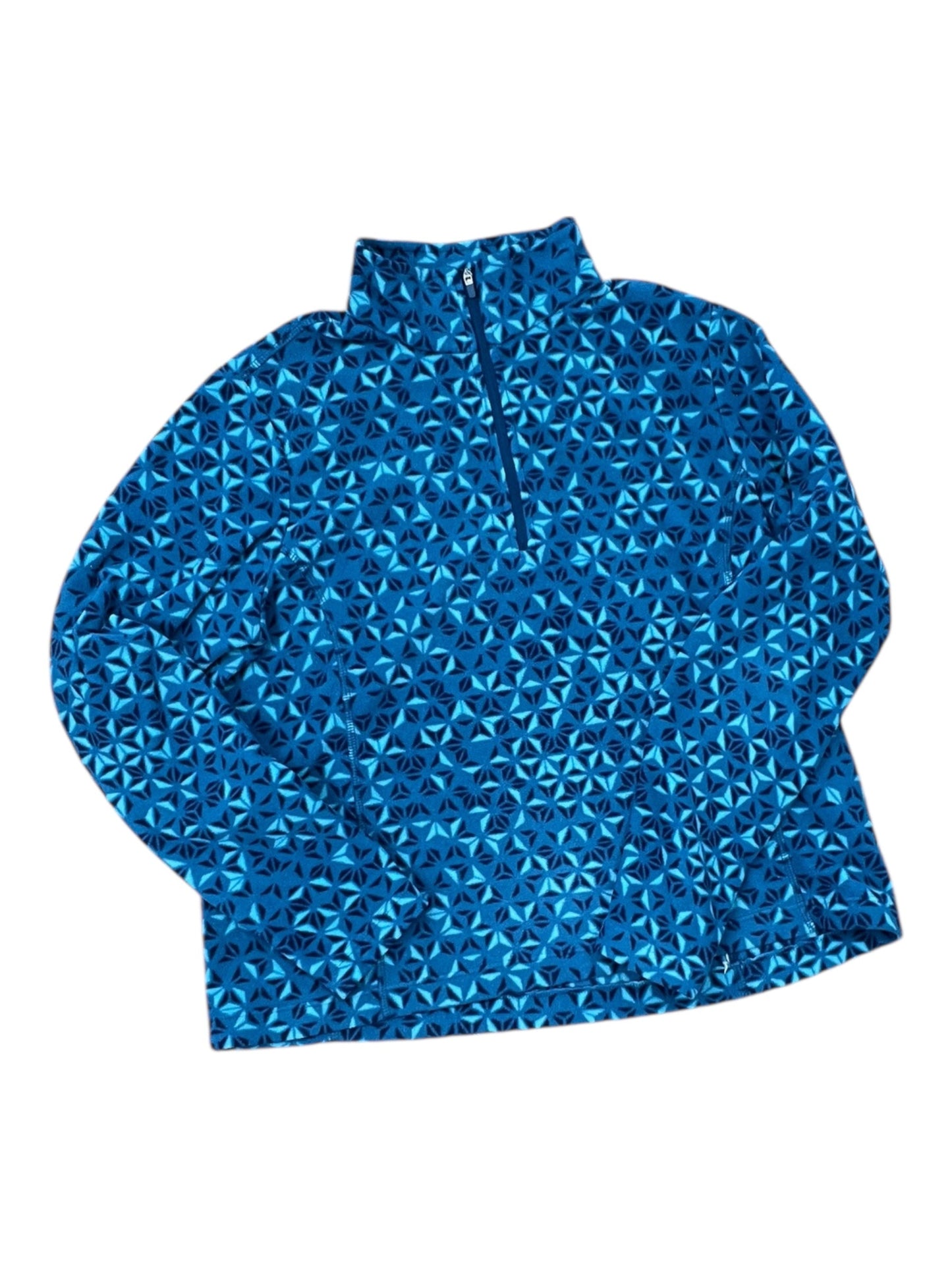 Athletic Top Ls Collar By Jockey In Coral, Size:L
