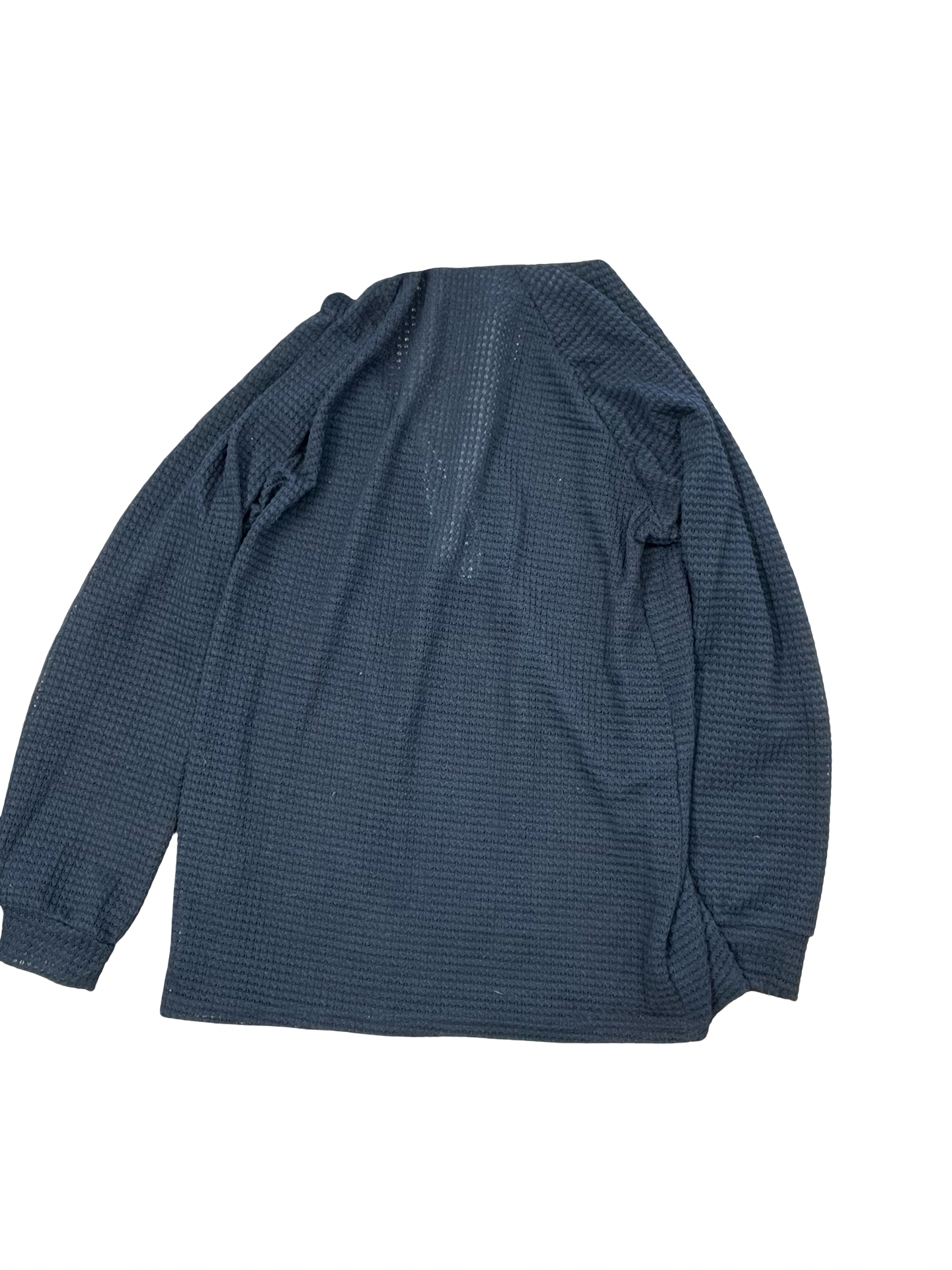 Top Ls By Clothes Mentor In Black & Grey, Size:M