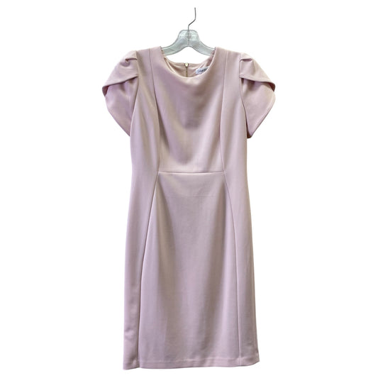 Dress Party Midi By Calvin Klein In Pink, Size:M