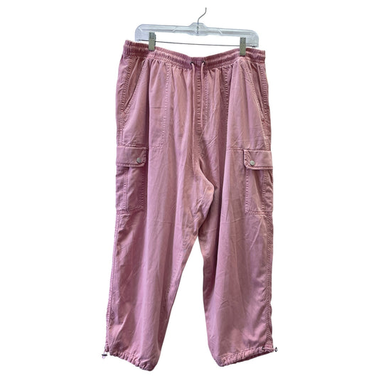 Pants Joggers By Time And Tru In Pink, Size:Xl