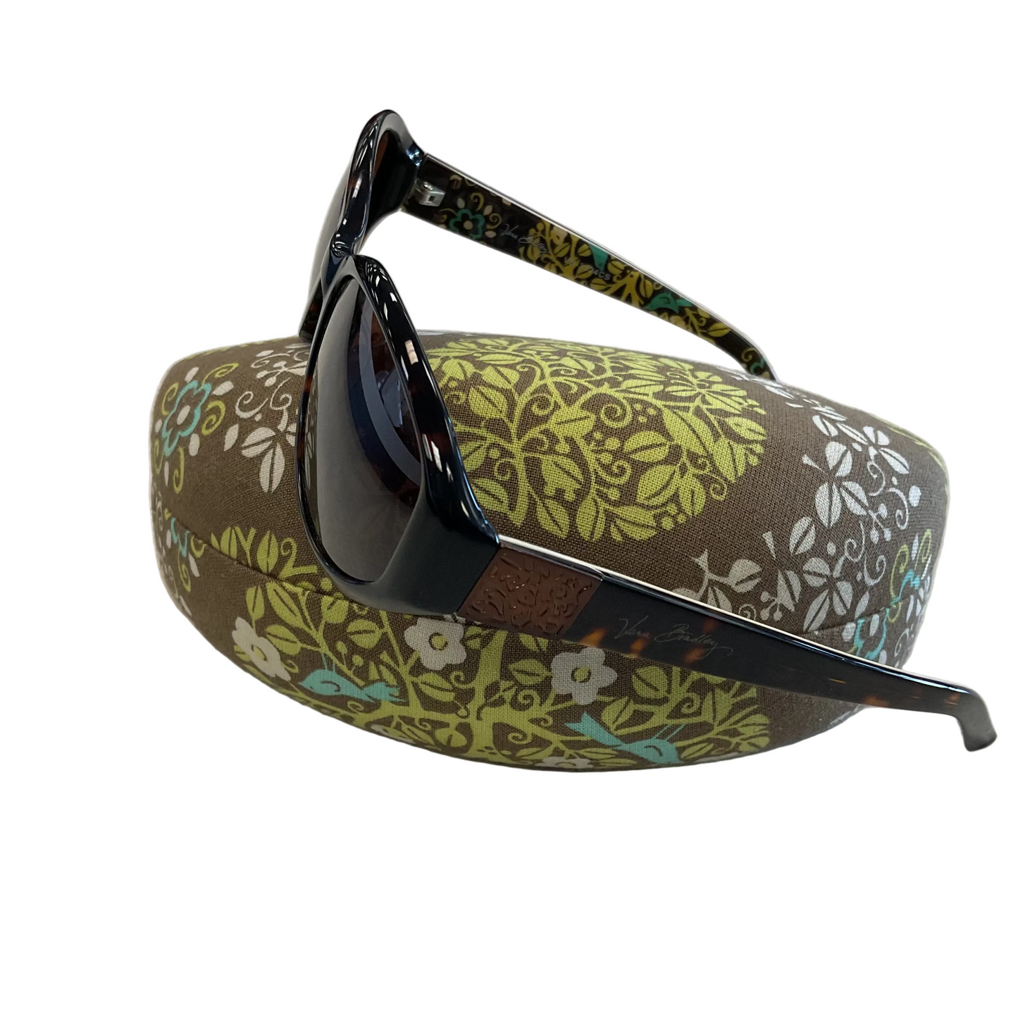Sunglasses By Vera Bradley In Tortoise Shell Print, Size: