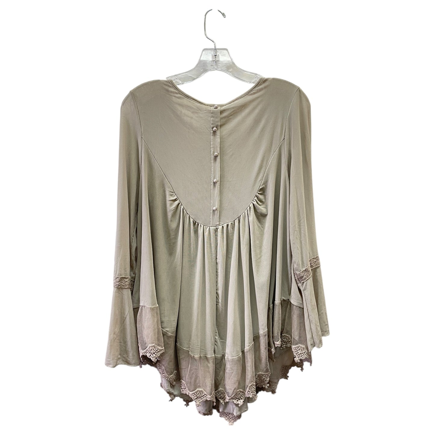 Blouse Ls By Ultra Pink In Black, Size:M