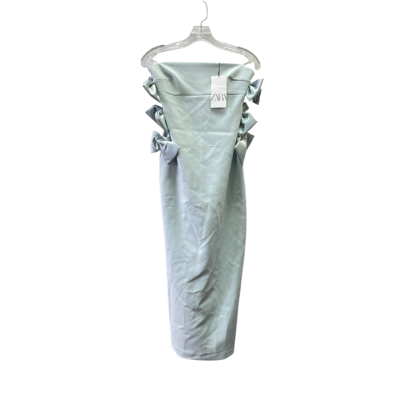 Dress Party Midi By Zara In Blue, Size: S