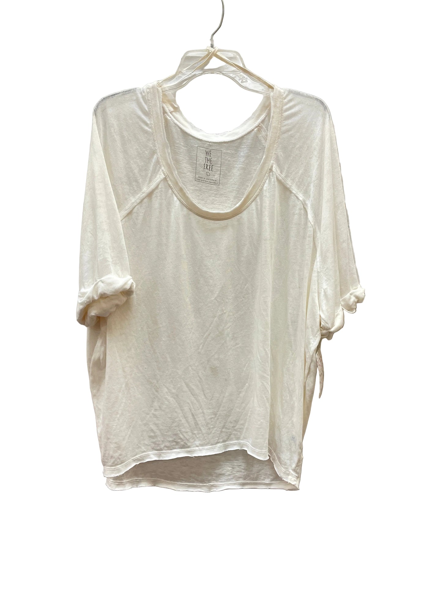 Top Ss Basic By We The Free In Cream, Size:L