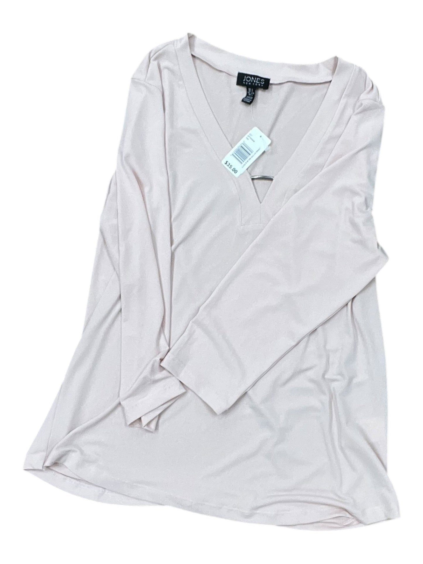 Top Ls By Jones New York In Cream, Size:L