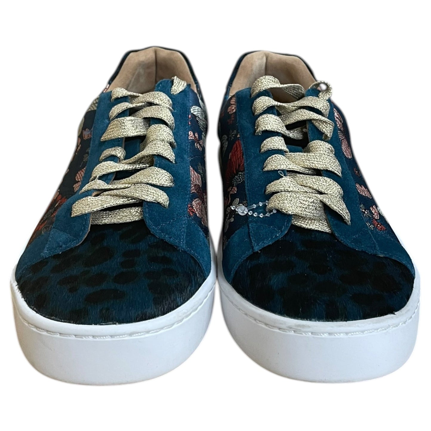 Shoes Sneakers By Johnny Was In Teal, Size:6