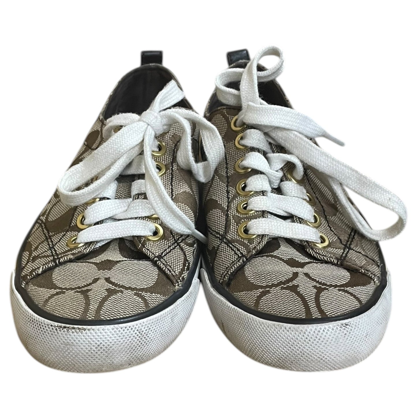 Shoes Designer By Coach In Brown, Size:7