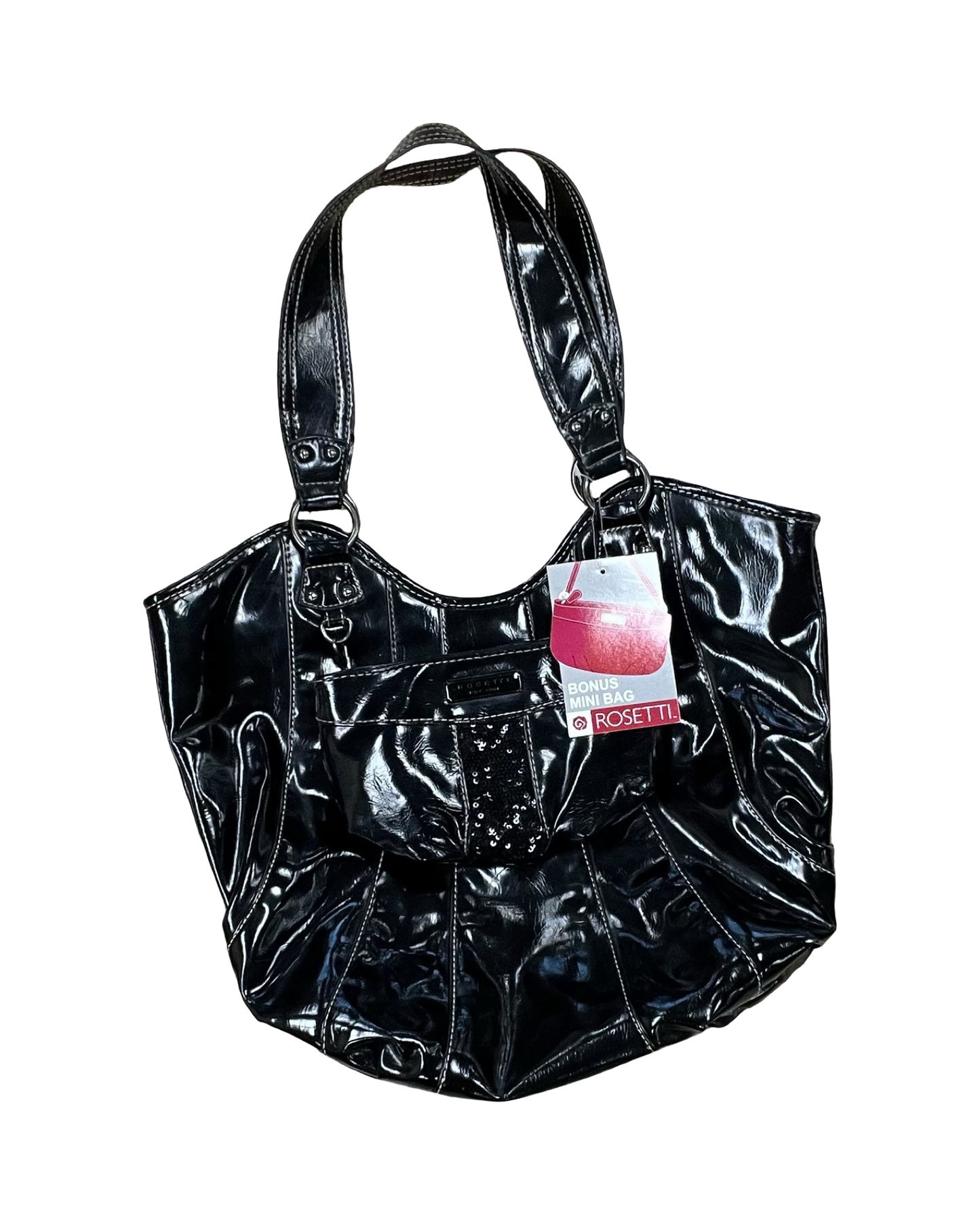 Handbag By Rosetti In Black, Size:Large