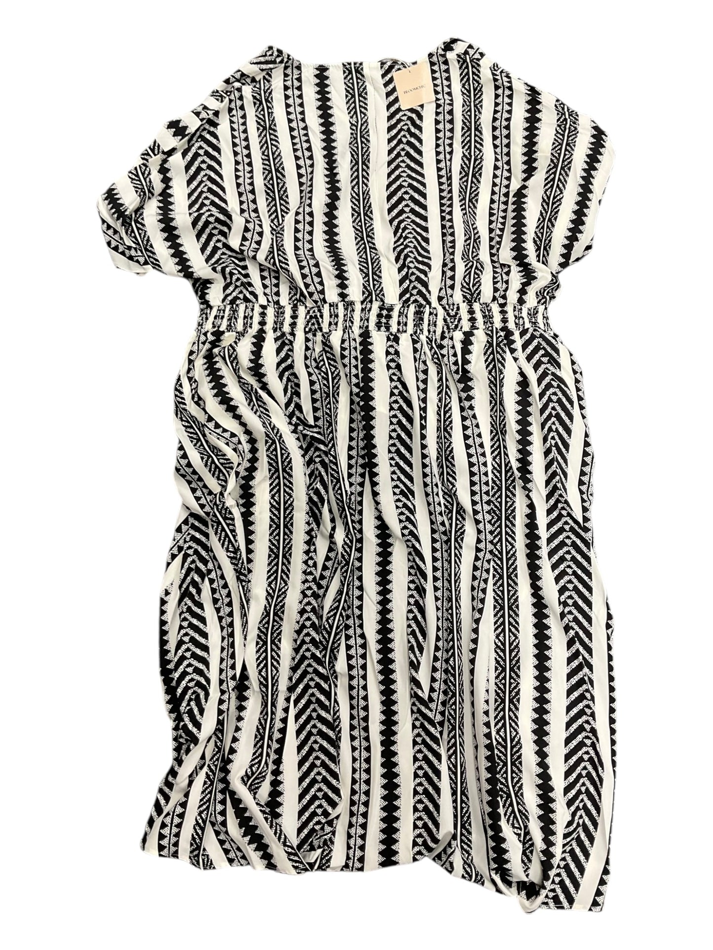 Dress Casual Midi By Bloomchic In Black & White, Size:3